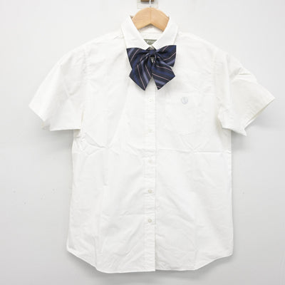 【中古】東京都 目黒日本大学高等学校 女子制服 3点 (ニットベスト・シャツ) sf101828