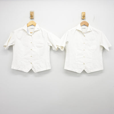 【中古】東京都 八王子実践高等学校 女子制服 2点 (シャツ) sf101837