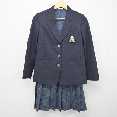 【中古】愛知県 菊武ビジネス専門学校 女子制服 2点 (ブレザー・スカート) sf101840