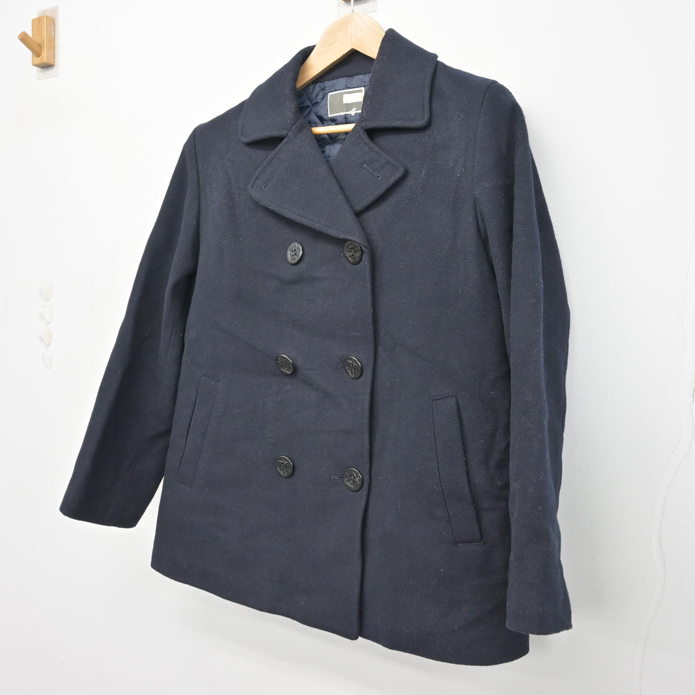 【中古】愛知県 菊武ビジネス専門学校 女子制服 1点 (コート) sf101842