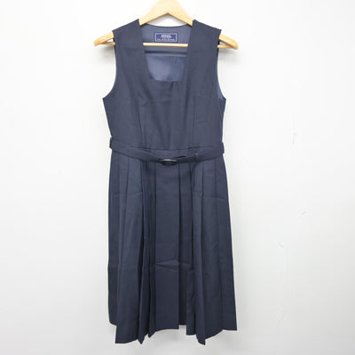 【中古】千葉県 浦安中学校 女子制服 4点 (セーラー服・ジャンパースカート) sf101843