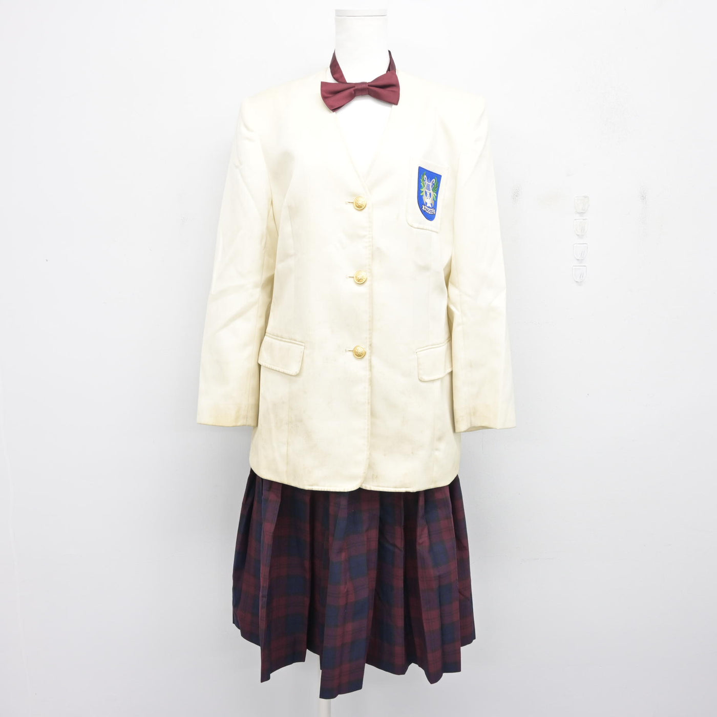 【中古】東京都 八王子学園八王子高等学校/吹奏楽部ユニファーム 女子制服 4点 (ジャケット・スカート) sf101896