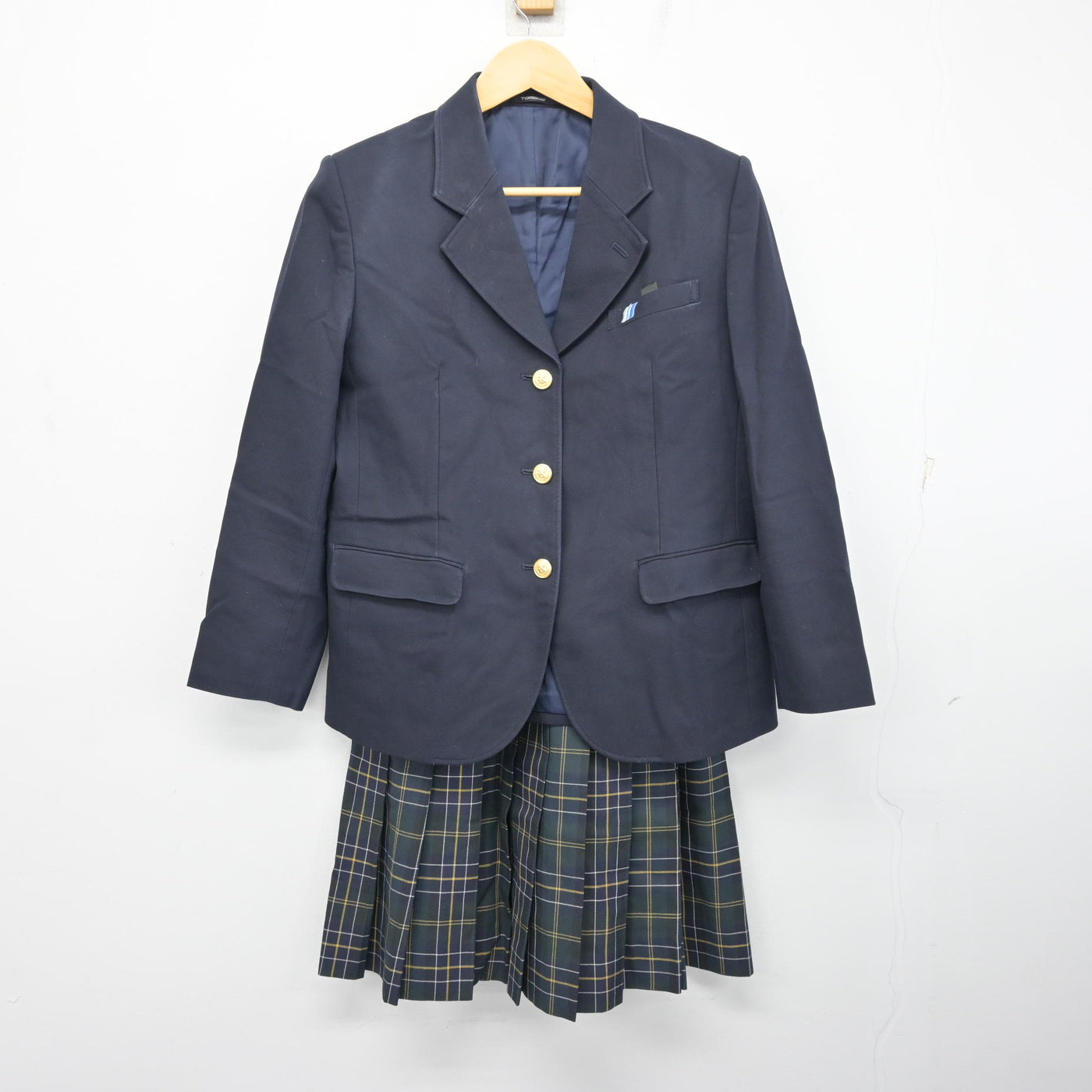 【中古】愛知県 神の倉中学校 女子制服 2点 (ブレザー・スカート) sf101904