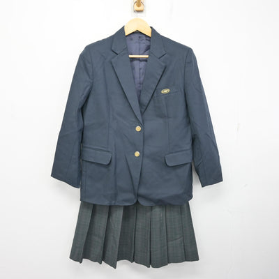 【中古】東京都 松が谷中学校 女子制服 3点 (ブレザー・ベスト・スカート) sf101920