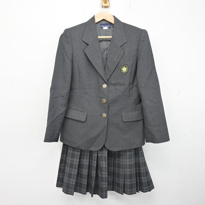 【中古】東京都 府中東高等学校 女子制服 3点 (ブレザー・スカート) sf101921