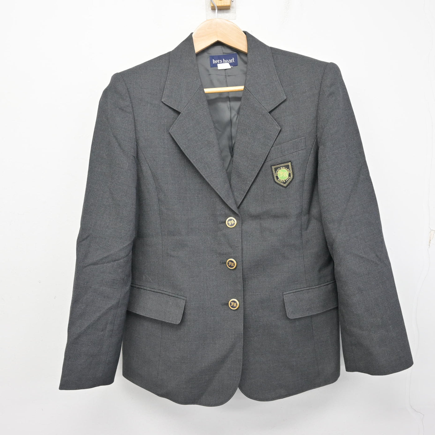 【中古】東京都 府中東高等学校 女子制服 3点 (ブレザー・スカート) sf101921