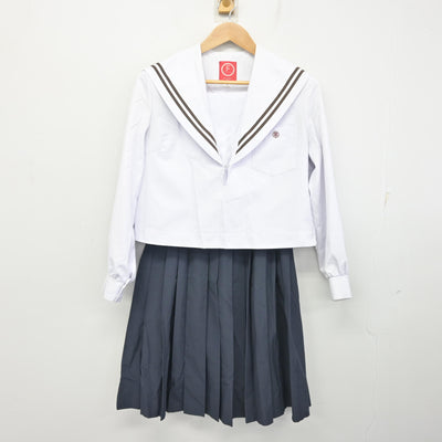 【中古】愛知県 春日井高等学校/旧制服 女子制服 2点 (セーラー服・スカート) sf101928