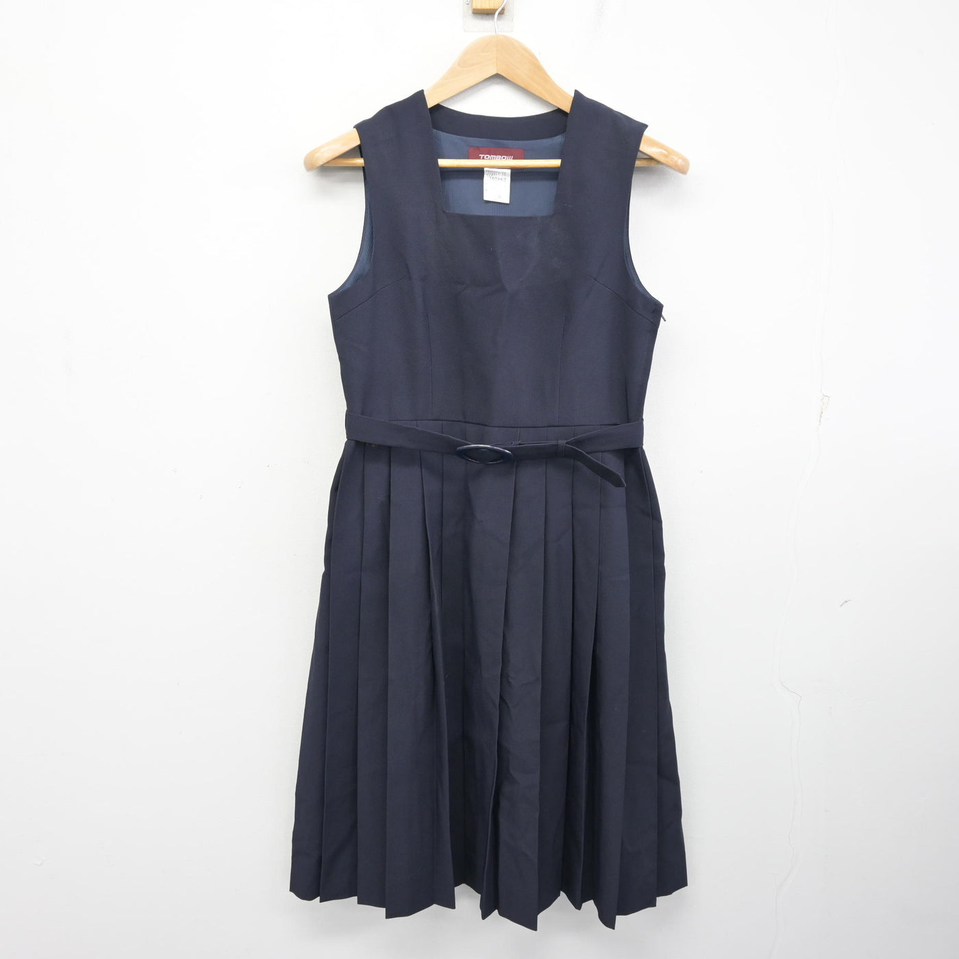 【中古】茨城県 藤代中学校 女子制服 1点 (ジャンパースカート) sf101931