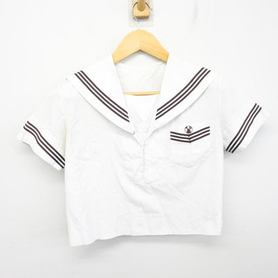 【中古】神奈川県 横浜富士見丘学園高等学校 女子制服 2点 (セーラー服・スカート) sf101937