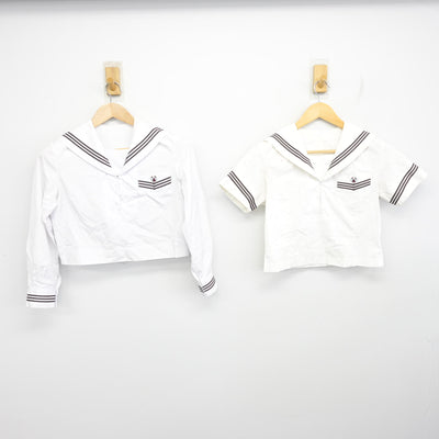 【中古】神奈川県 横浜富士見丘学園高等学校 女子制服 2点 (セーラー服) sf101938