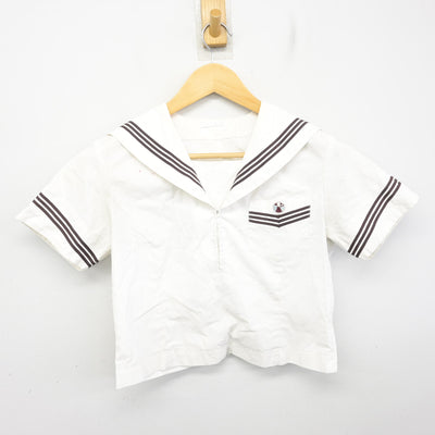 【中古】神奈川県 横浜富士見丘学園高等学校 女子制服 2点 (セーラー服) sf101938