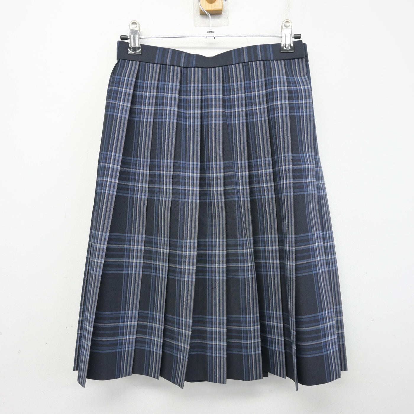 【中古】京都府 京都成章高等学校 女子制服 3点 (ニットベスト・スカート) sf101941