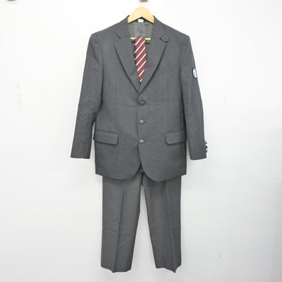【中古】京都府 東山高等学校 男子制服 3点 (ブレザー・ズボン) sf101942
