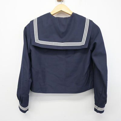 【中古】兵庫県 飾磨東中学校 女子制服 2点 (セーラー服・スカート) sf101943