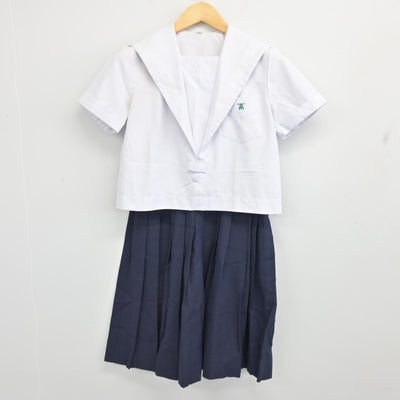 【中古】兵庫県 姫路南高等学校 女子制服 2点 (セーラー服・スカート) sf101946