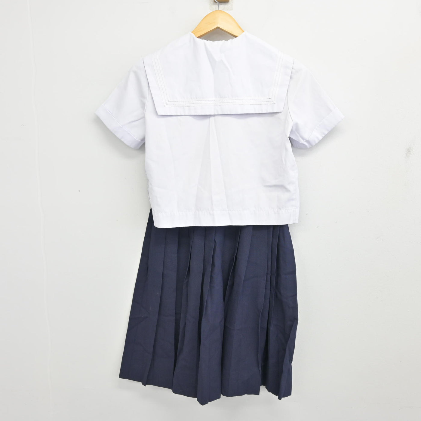 【中古】兵庫県 姫路南高等学校 女子制服 2点 (セーラー服・スカート) sf101946