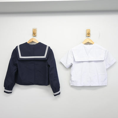 【中古】兵庫県 姫路南高等学校 女子制服 3点 (セーラー服・セーラー服) sf101947