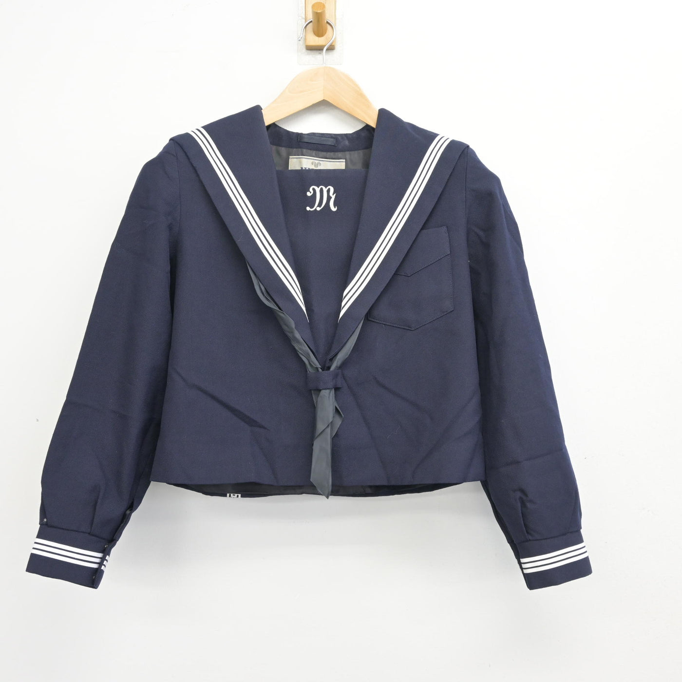 【中古】兵庫県 姫路南高等学校 女子制服 3点 (セーラー服・セーラー服) sf101947