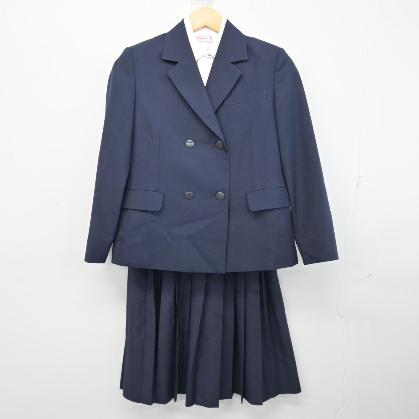 【中古】神奈川県 西中原中学校 女子制服 3点 (ブレザー・シャツ・スカート) sf101993