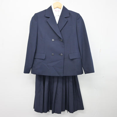 【中古】神奈川県 西中原中学校 女子制服 3点 (ブレザー・シャツ・スカート) sf101993
