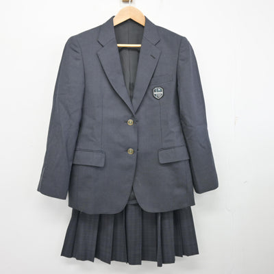 【中古】北海道 羊丘中学校 女子制服 2点 (ブレザー・スカート) sf102001