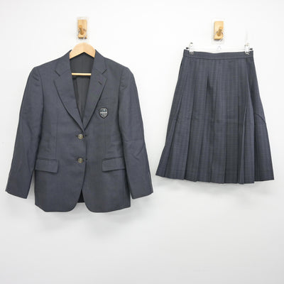 【中古】北海道 羊丘中学校 女子制服 2点 (ブレザー・スカート) sf102001