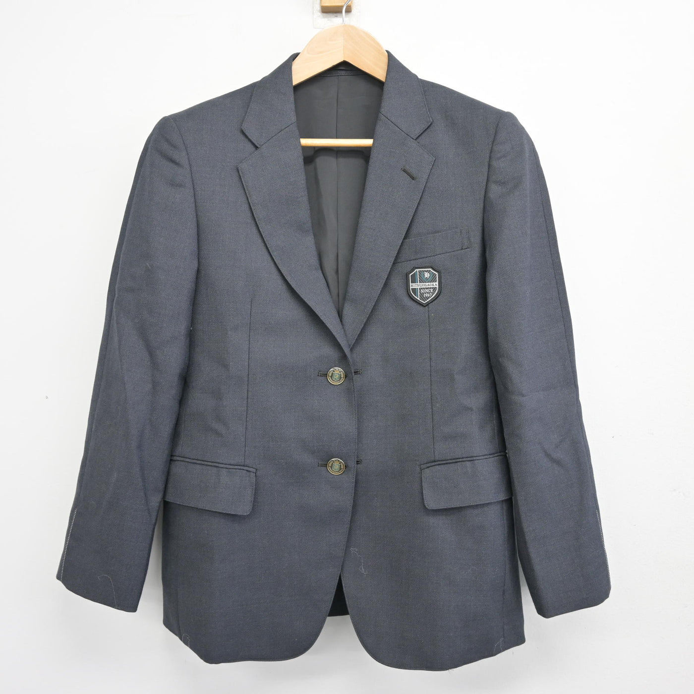 【中古】北海道 羊丘中学校 女子制服 2点 (ブレザー・スカート) sf102001