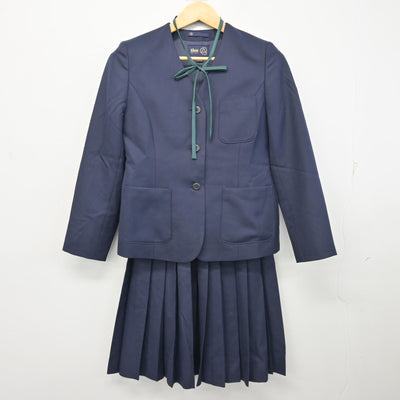 【中古】北海道 羊丘中学校/旧制服 女子制服 4点 (ブレザー・ベスト・スカート) sf102003
