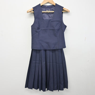 【中古】北海道 羊丘中学校/旧制服 女子制服 4点 (ブレザー・ベスト・スカート) sf102003