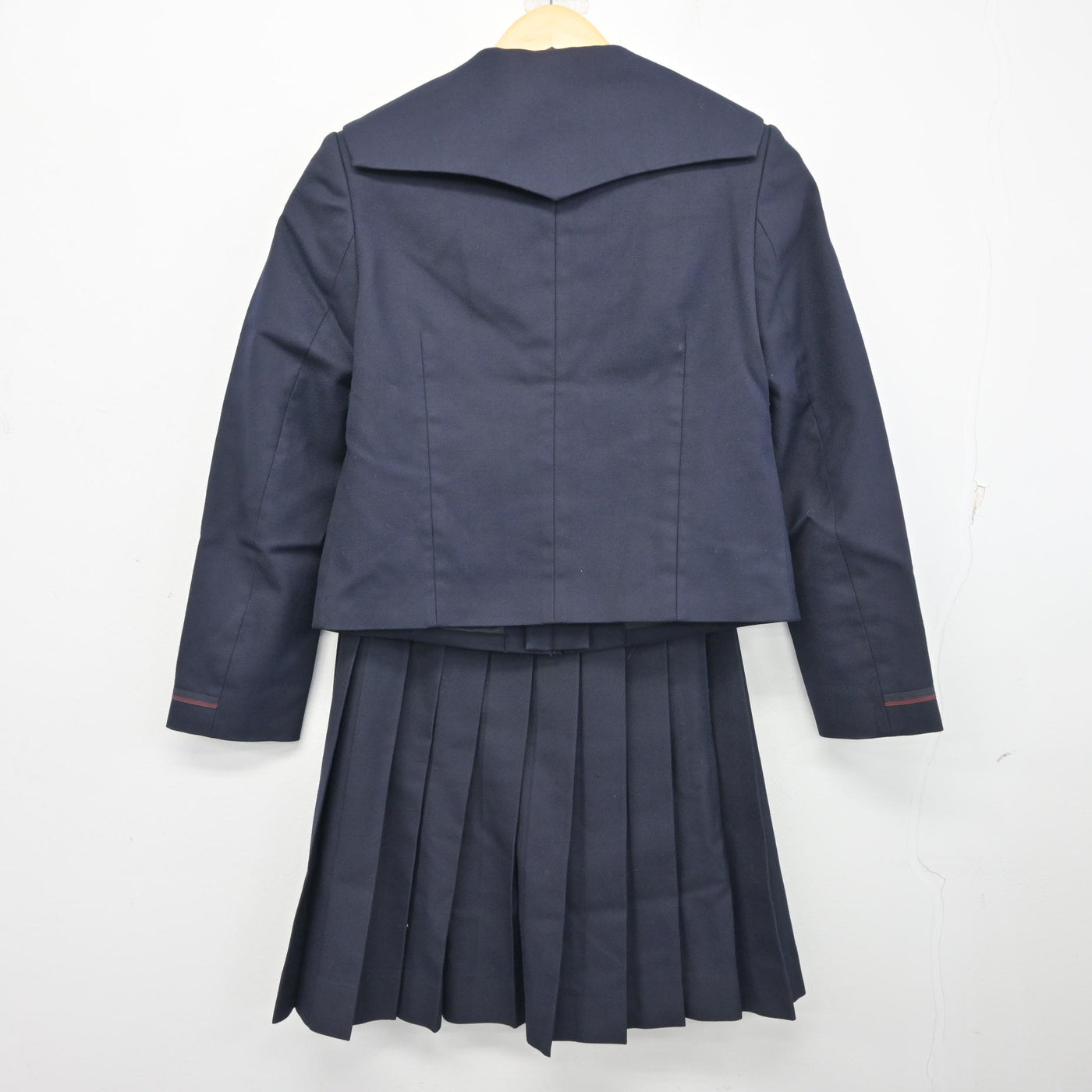 【中古】広島県 廿日市西高等学校 女子制服 4点 (ブレザー・スカート) sf102006