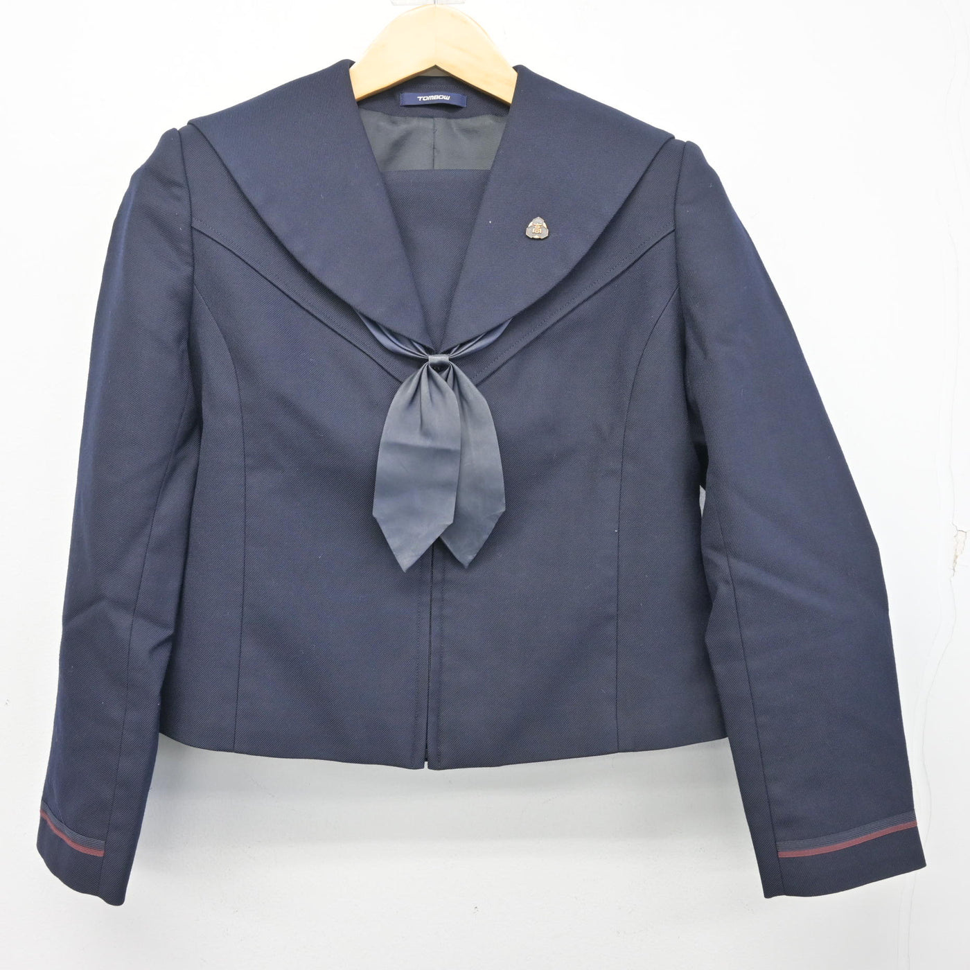 【中古】広島県 廿日市西高等学校 女子制服 4点 (ブレザー・スカート) sf102006