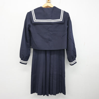 【中古】熊本県 出水中学校 女子制服 3点 (セーラー服・ジャンパースカート) sf102009
