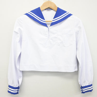 【中古】熊本県 出水中学校 女子制服 3点 (セーラー服・スカート) sf102010