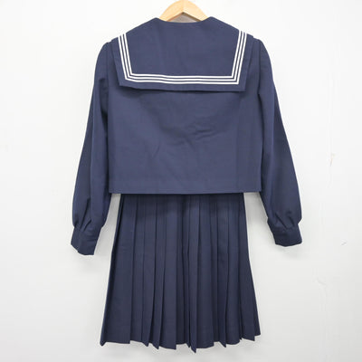 【中古】岐阜県 輪之内中学校 女子制服 3点 (セーラー服・スカート) sf102015