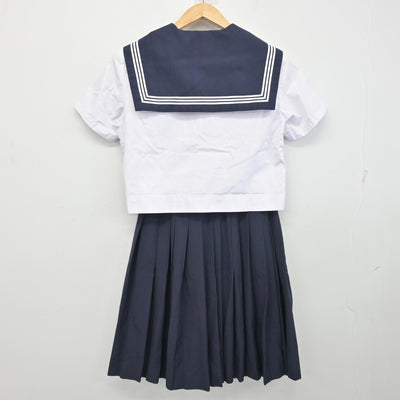 【中古】岐阜県 輪之内中学校 女子制服 2点 (セーラー服・スカート) sf102016