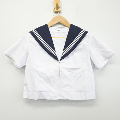 【中古】岐阜県 輪之内中学校 女子制服 2点 (セーラー服・スカート) sf102016