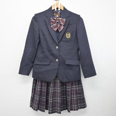 【中古】神奈川県 清新中学校 女子制服 4点 (ブレザー・スカート) sf102018