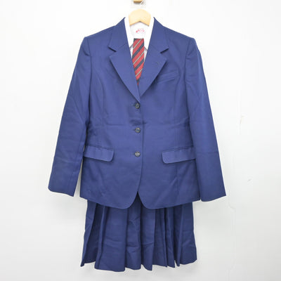 【中古】千葉県 土気高等学校 女子制服 4点 (ブレザー・シャツ・スカート) sf102022