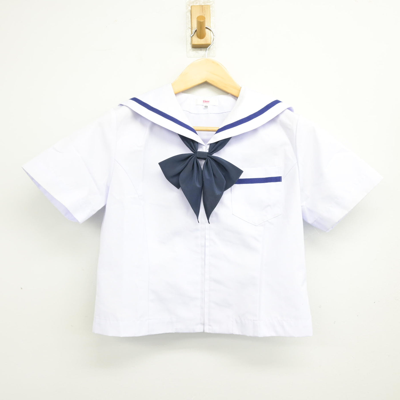 【中古】静岡県 八幡中学校 女子制服 3点 (セーラー服・スカート) sf102024