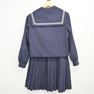 【中古】愛知県 西尾中学校 女子制服 3点 (セーラー服・スカート) sf102031