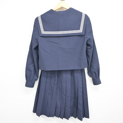 【中古】佐賀県 田代中学校 女子制服 3点 (セーラー服・スカート) sf102036