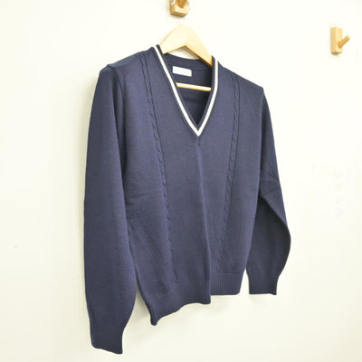 【中古】佐賀県 致遠館高等学校 女子制服 2点 (ニット) sf102039