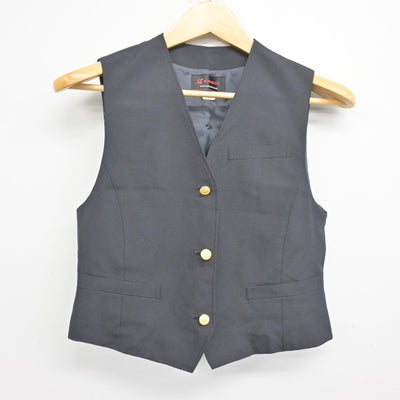 【中古】東京都 小平第四中学校 女子制服 2点 (ベスト・スカート) sf102042