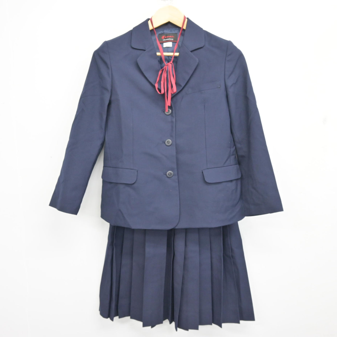 【中古】千葉県 東国分中学校 女子制服 3点 (ブレザー・スカート) sf102047