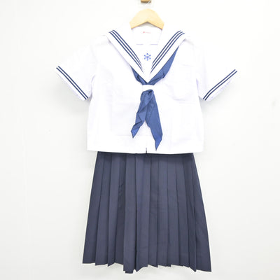 【中古】千葉県 東国分中学校 女子制服 3点 (セーラー服・スカート) sf102048