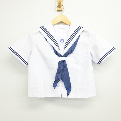 【中古】千葉県 東国分中学校 女子制服 3点 (セーラー服・スカート) sf102048