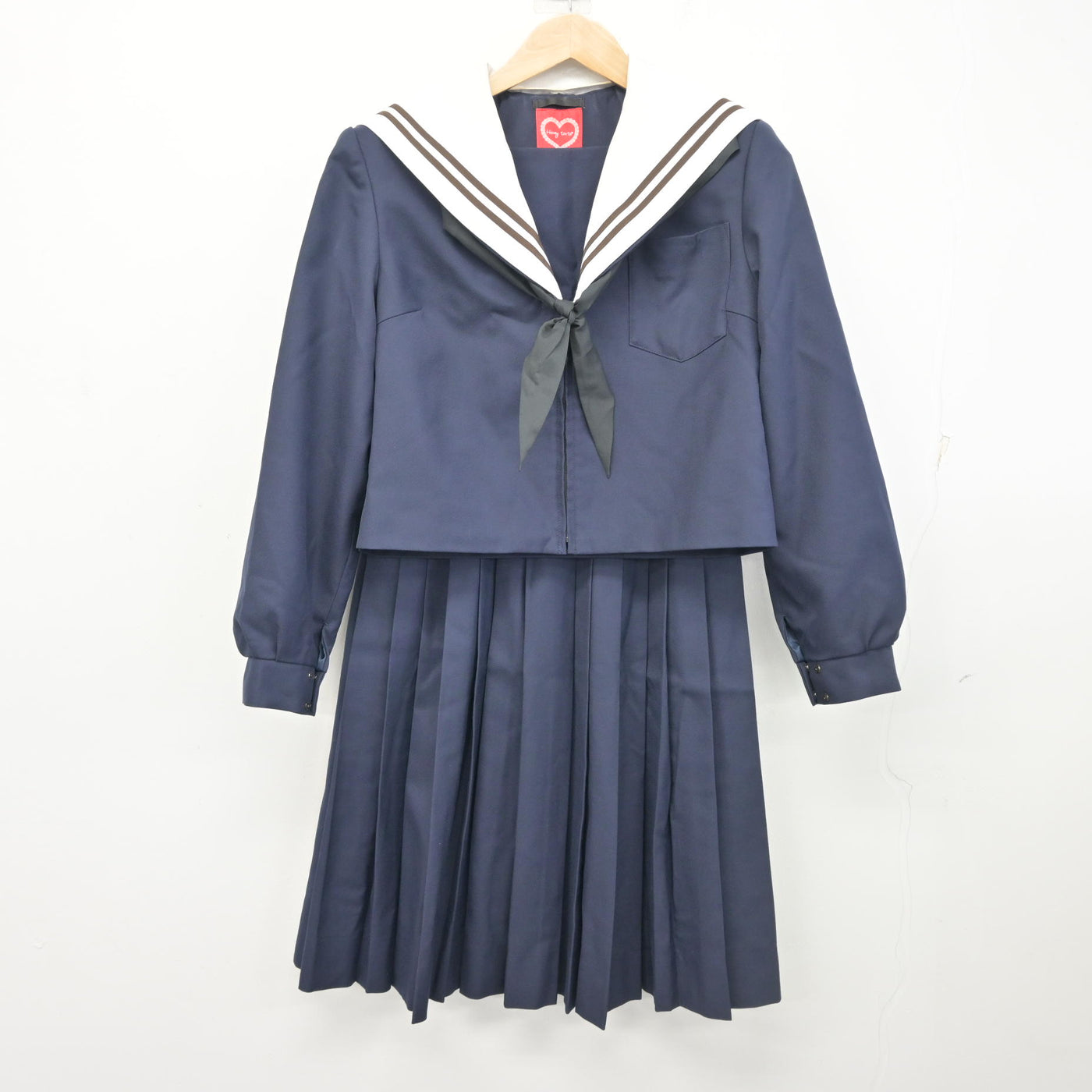 【中古】愛知県 春日井高等学校/旧制服 女子制服 4点 (セーラー服・スカート・スカート) sf102096
