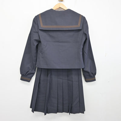 【中古】東京都 大森第四中学校 女子制服 3点 (セーラー服・スカート) sf102105