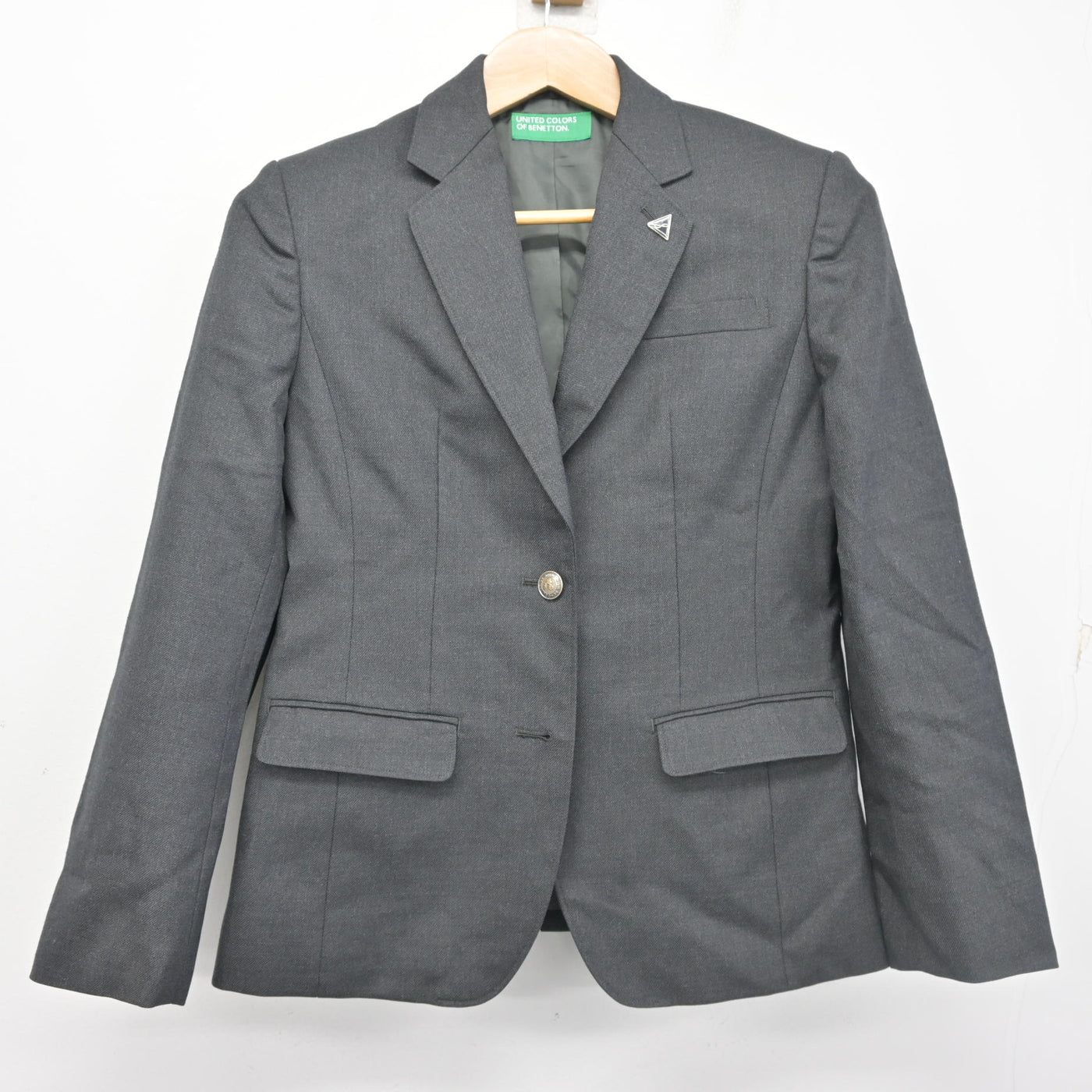 【中古】茨城県 石下紫峰高等学校 女子制服 4点 (ブレザー・シャツ・スカート) sf102127