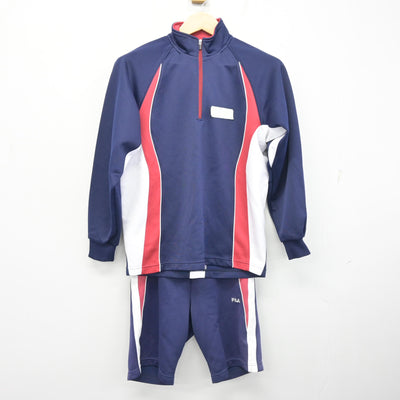 【中古】茨城県 石下紫峰高等学校 女子制服 3点 (ジャージ 上・体操服 上・体操服 下) sf102131